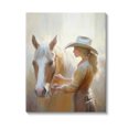 thumbnail image 1 of Stupell Industries Sunlit Cowgirl & Horse Animals & Insects Painting Gallery Wrapped Canvas Art Print Wall Art, 36 x 48, 1 of 8