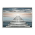 thumbnail image 1 of Stupell Industries Sunlit Dock Planks Landscape & Nature Photography Black Framed Art Print Wall Art, 18 x 12, 1 of 2