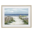 thumbnail image 1 of Stupell Industries Transitional Sunlit Dune Path To Ocean Birch Framed Print Under Glass, 23 x 17, by Sally Swatland, 1 of 8
