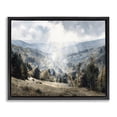thumbnail image 1 of Stupell Industries Transitional Sunlit Fall Valley Beams Black Floating Frame Canvas Art, 21 x 17, by Franklyn Gregory, 1 of 8