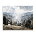 thumbnail image 1 of Stupell Industries Transitional Sunlit Fall Valley Beams Canvas Art, 20 x 16, by Franklyn Gregory, 1 of 8