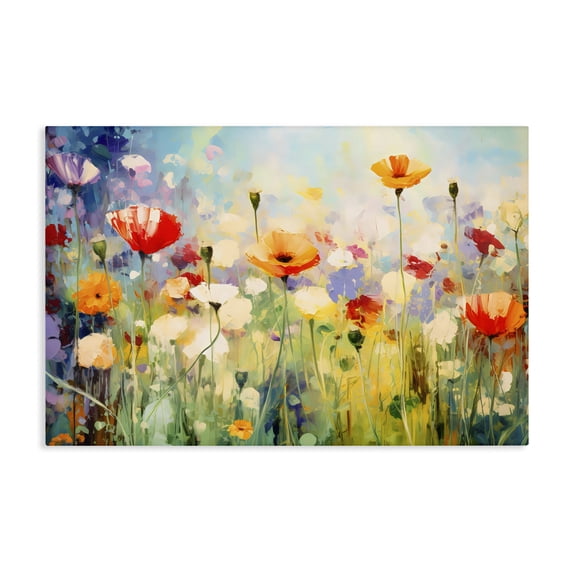Stupell Industries Coastal Sunlit Meadow of Colorful Blooms Canvas Art, 45 x 30, by Creative Studio