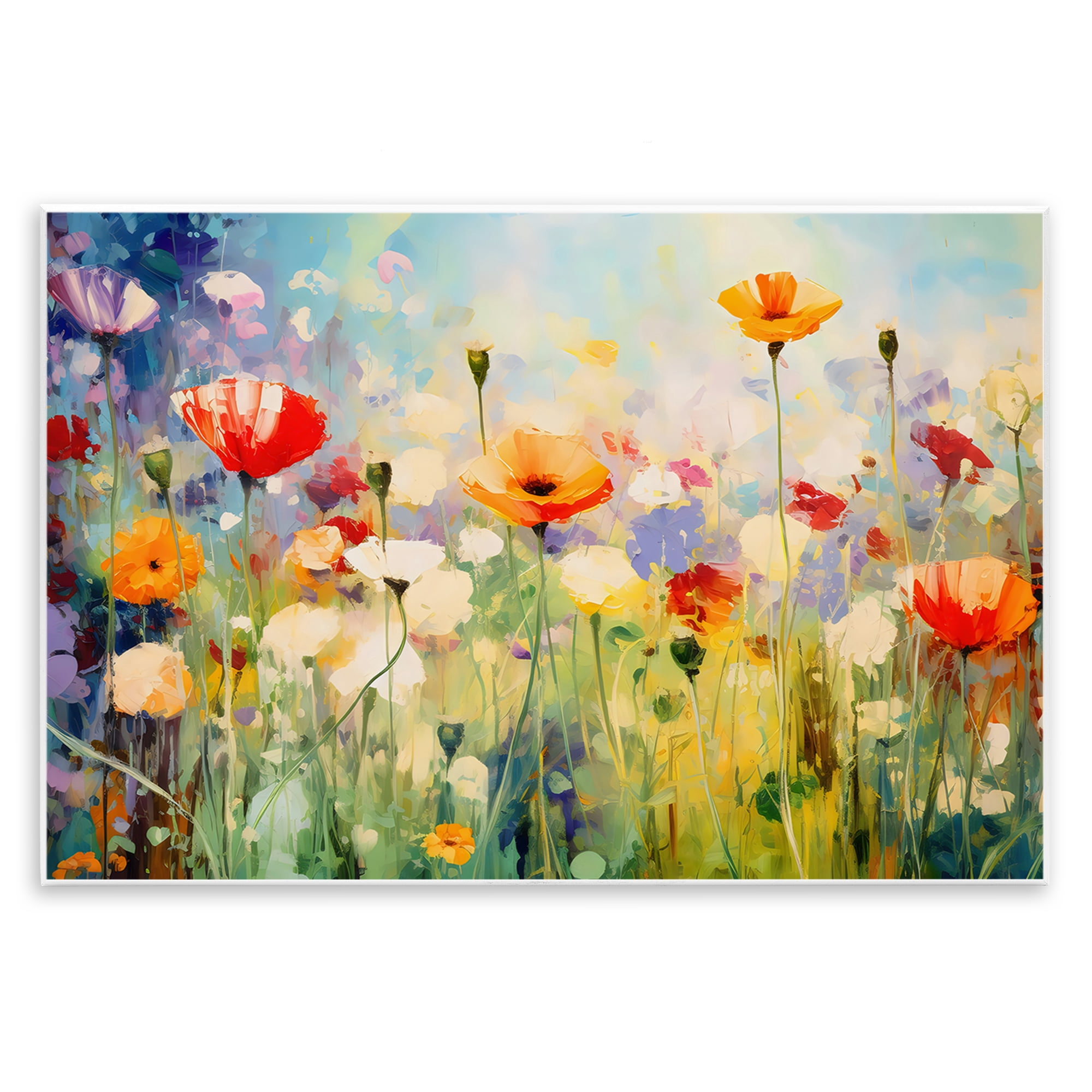 Stupell Industries Sunlit Meadow of Colorful Blooms Wall Plaque Art, design by Creative Studio