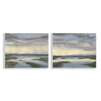 Stupell Industries Sunlit Sea Expanse 2 Piece Wall Plaque Art Set design by Michael Willett, 11 x 14