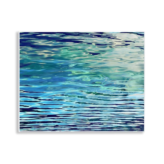 Stupell Industries Sunlit Sea Ripples Landscape & Nature Painting Unframed Art Print Wall Art, 14 x 11