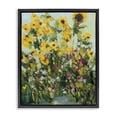 thumbnail image 1 of Stupell Industries Rustic Lodge Sunlit Sunflowers in Garden Black Floating Frame Canvas Art, 17 x 21, by Carson Overstreet, 1 of 8