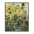 thumbnail image 1 of Stupell Industries Rustic Lodge Sunlit Sunflowers in Garden Black Framed Giclee Art, 11 x 14, by Carson Overstreet, 1 of 8