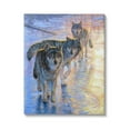 thumbnail image 1 of Stupell Industries Sunlit Wolf Trio Painting Animals & Insects Painting Gallery Wrapped Canvas Print Wall Art, 1 of 5