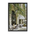 thumbnail image 1 of Stupell Industries French Country Sunny Day Cafe Terrace Black Floating Frame Canvas Art, 21 x 31, by Petals Prints Design, 1 of 8