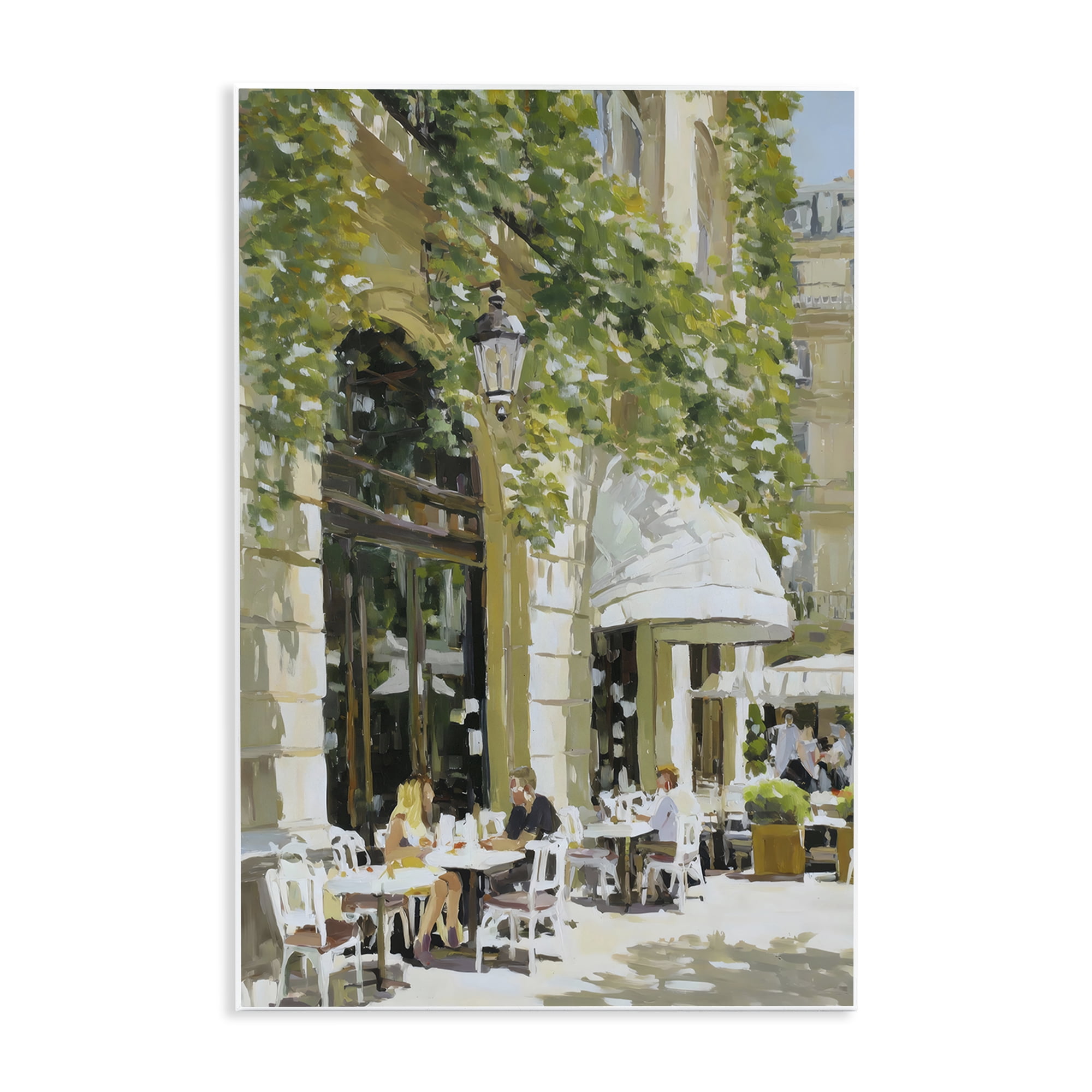 Stupell Industries Sunny Day Cafe Terrace Wall Plaque Art, design by Petal Prints Design