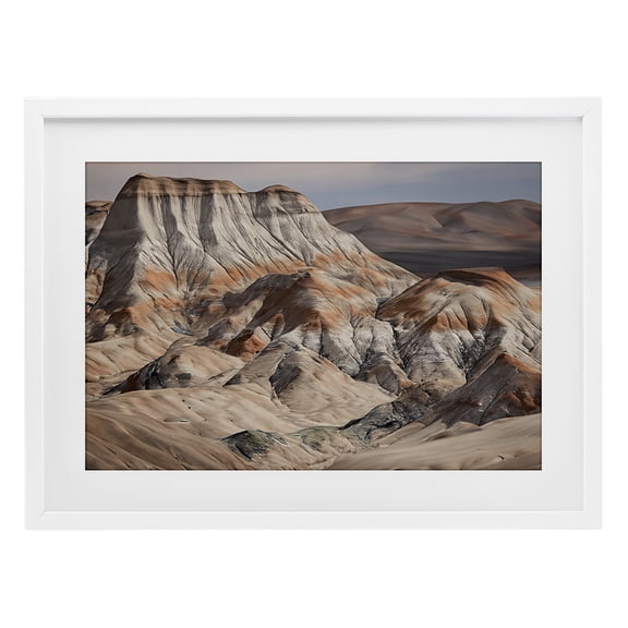Stupell Industries Sunny Grand Canyon White Framed Print Under Glass design by Norm Stelfox, 14 x 20