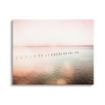 thumbnail image 1 of Stupell Industries Sunny Pink Ocean Posts Horizon Round Light Rays Canvas Wall Art, 20 x 16, Design by Amy Brinkman, 1 of 5