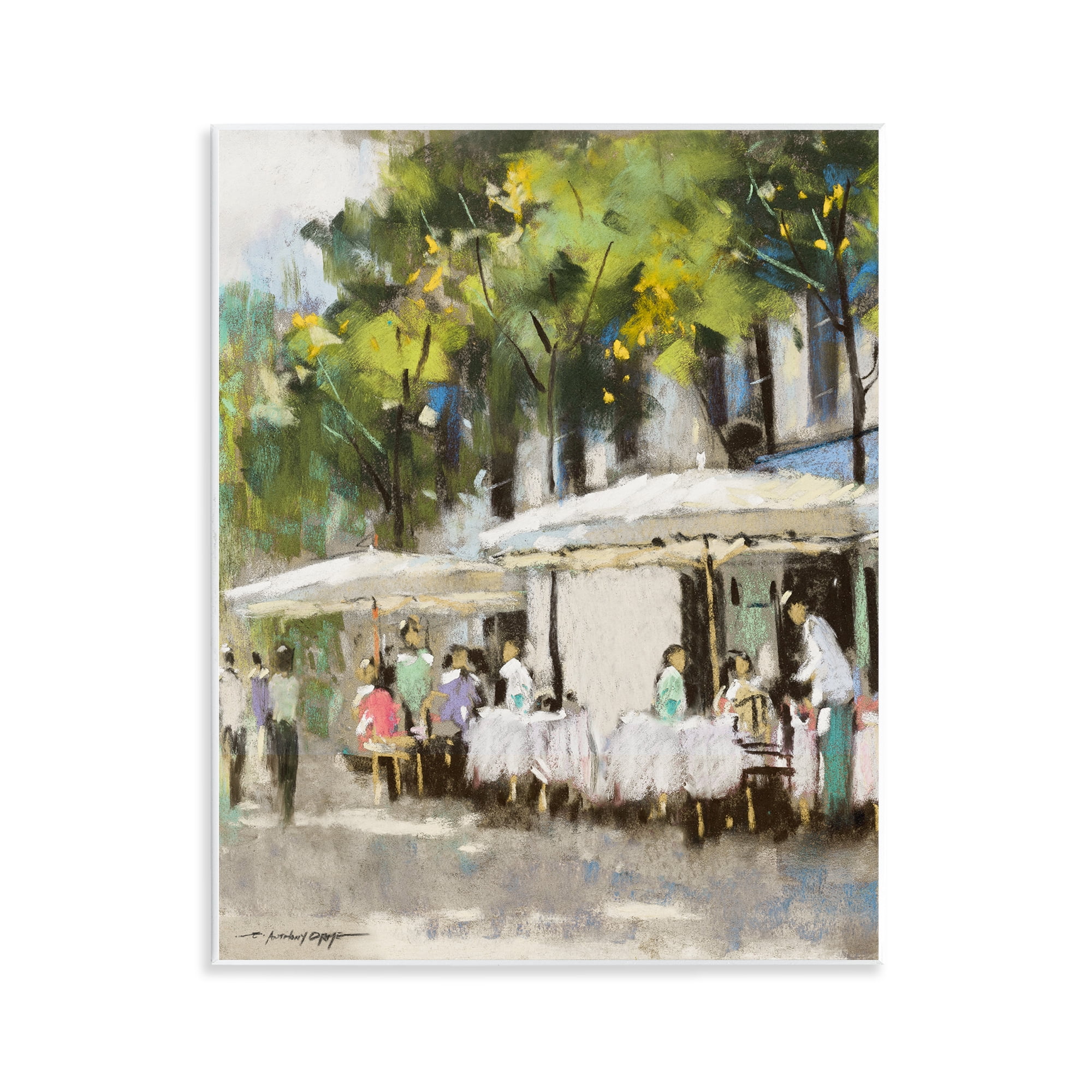 Stupell Industries Sunny Street Cafe Dining Wall Plaque Art, design by Anthony Orme