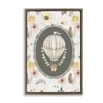 thumbnail image 1 of Stupell Industries Cottage Sunnyside Balloon over Florals Brown Floating Frame Canvas Art, 21 x 31, by Ink Drop Loft, 1 of 8