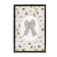 thumbnail image 1 of Stupell Industries Cottage Sunnyside Bow in Gingham Black Floating Frame Canvas Art, 17 x 25, by Ink Drop Loft, 1 of 8