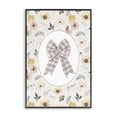 thumbnail image 1 of Stupell Industries Cottage Sunnyside Bow in Gingham Black Framed Giclee Art, 12 x 18, by Ink Drop Loft, 1 of 8