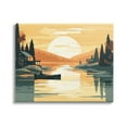 thumbnail image 1 of Stupell Industries Sunrise Lake Scenery Landscape Painting Gallery Wrapped Canvas Art Print Wall Art, 30 x 24, 1 of 8