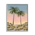 thumbnail image 1 of Stupell Industries Sunrise Palm Trees Landscape Painting Gray Framed Art Print Wall Art, 11 x 14, 1 of 9