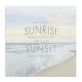 thumbnail image 1 of Stupell Industries Shabby Chic Sunrise & Sunset Statement Canvas Art, 17 x 17, by Natalie Carpentieri, 1 of 8