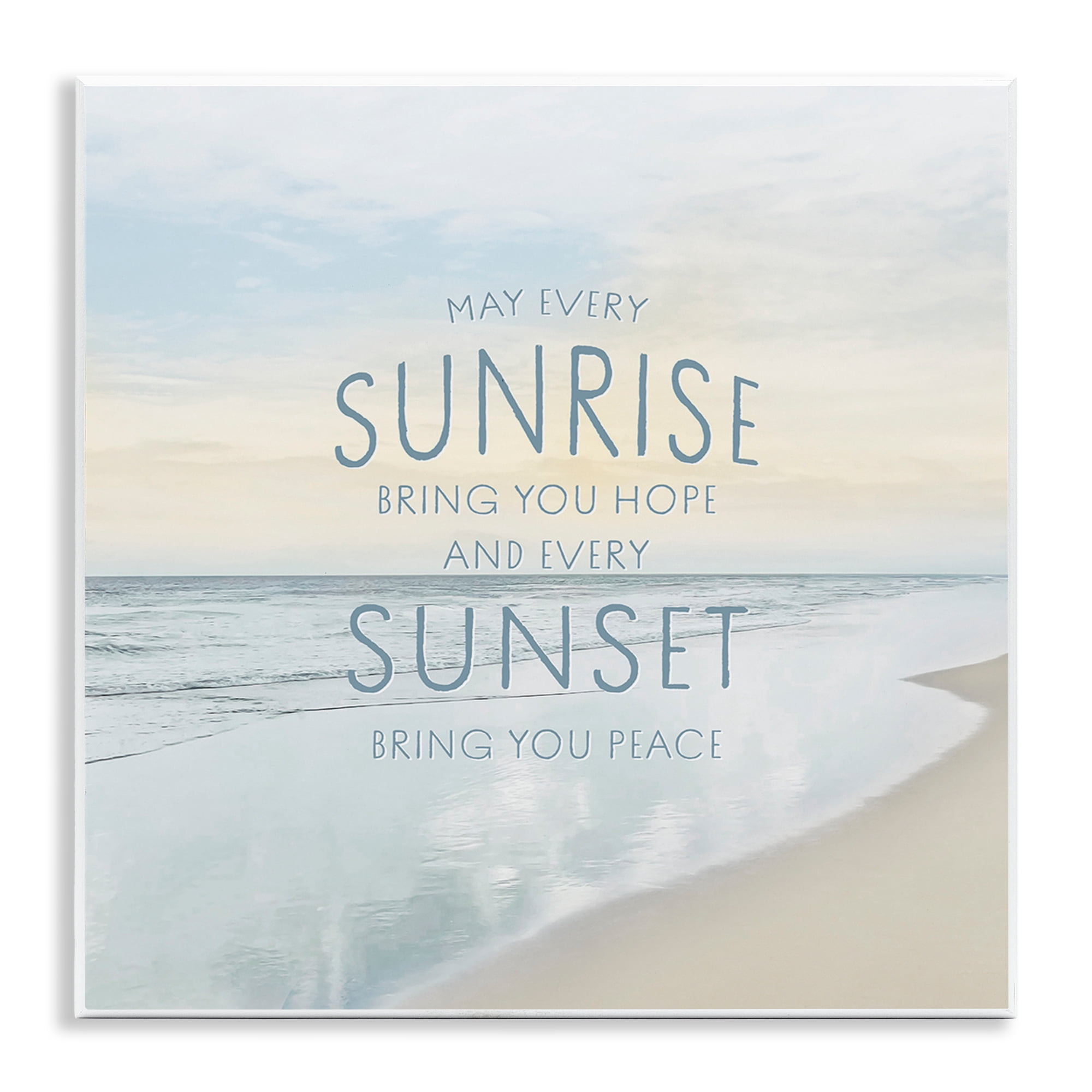 Stupell Industries Sunrise & Sunset Statement Wall Plaque Art, design by Natalie Carpentieri
