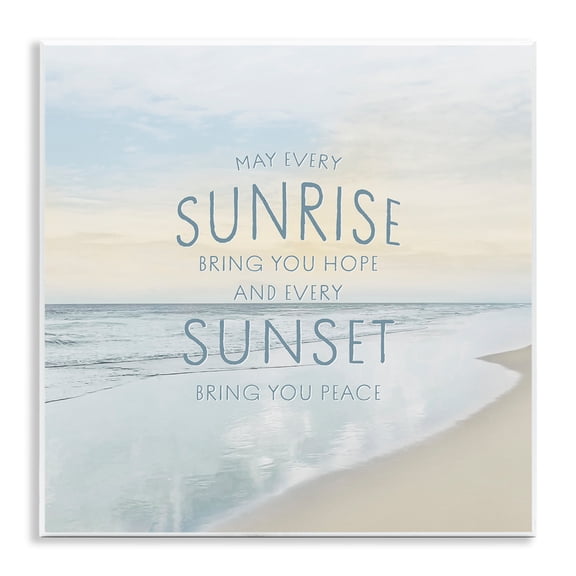 Stupell Industries Sunrise & Sunset Statement Wall Plaque Art, design by Natalie Carpentieri