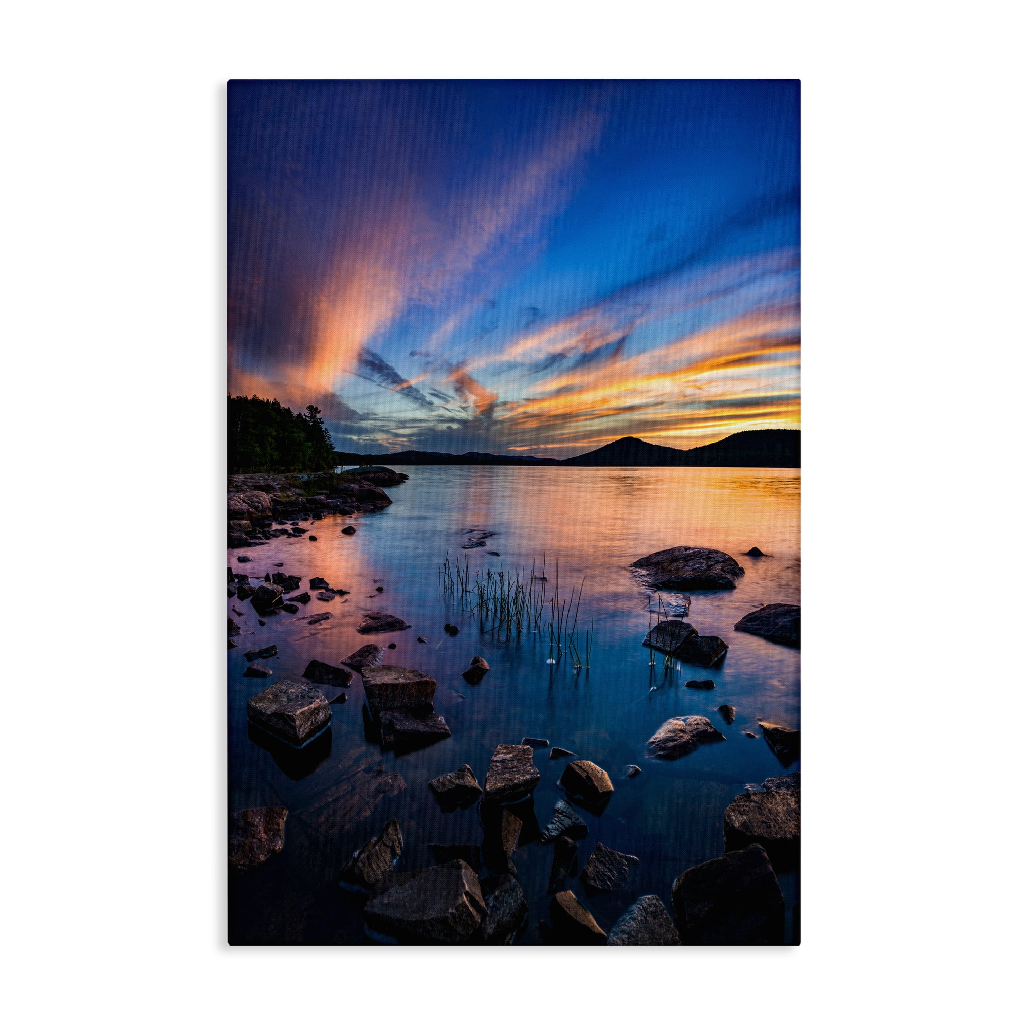 Stupell Industries Sunrise on Piseco Lake Canvas Wall Art, design by Jonathan Zaharek
