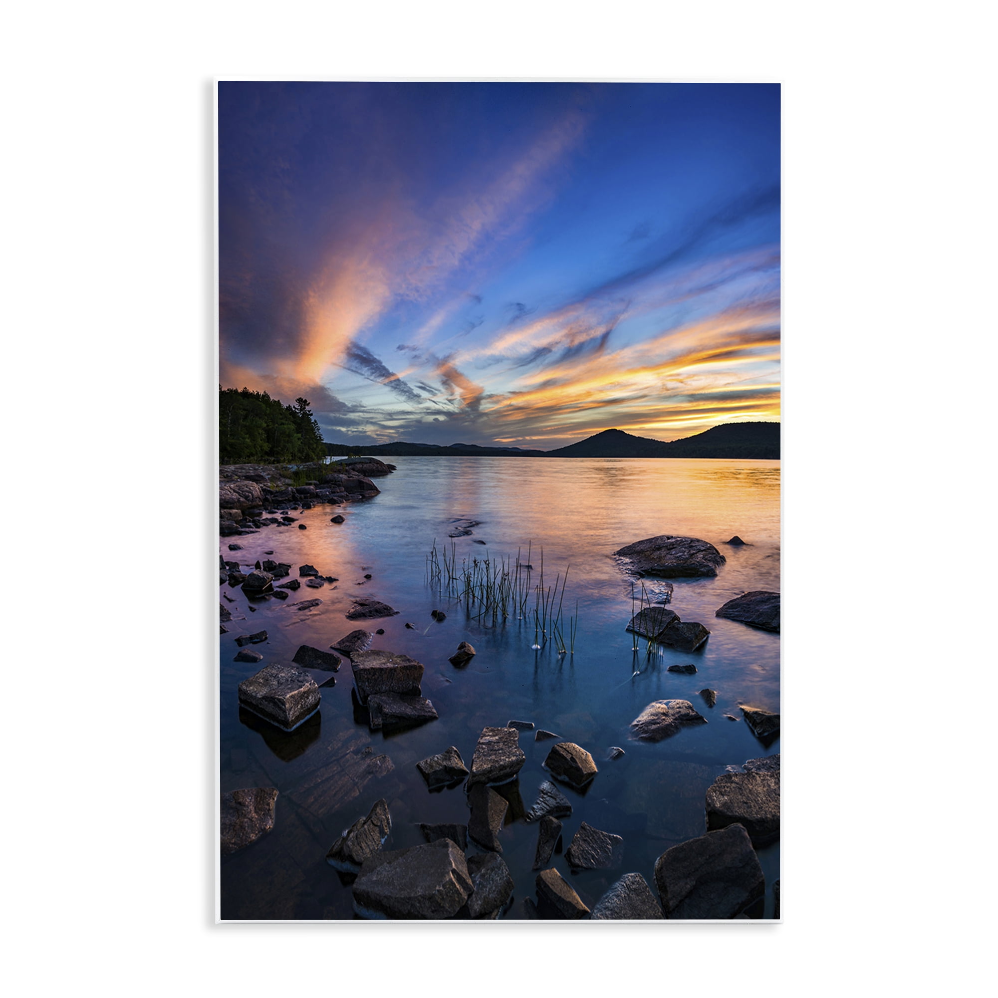 Stupell Industries Sunrise on Piseco Lake Wall Plaque Art, design by Jonathan Zaharek