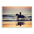 thumbnail image 1 of Stupell Industries Sunset Beach Horseback Rider Female Silhouette Photography Unframed Art Print Wall Art, 13x19, by PHBurchett, 1 of 5