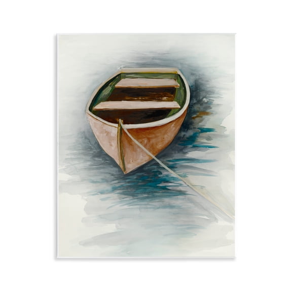 Stupell Industries Sunset Drift Boat Wall Plaque Art design by Jacob Q, 14 x 11