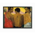 thumbnail image 1 of Stupell Industries Sunset Portraits Native Figures Classic Painting Framed Wall Art by Paul Gauguin, 1 of 7