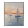 thumbnail image 1 of Stupell Industries Tropical Sunset Sailboats Over Calm Sea Gray Framed Giclee Art, 11 x 14, by Creative Studio, 1 of 8