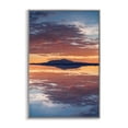 thumbnail image 1 of Stupell Industries Sunset Sea Reflection Gray Framed Giclee Art design by Robin Vandenabeele, 18 x 12, 1 of 8