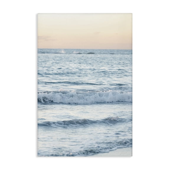 Stupell Industries Sunset & Sea View Coastal Photography Gallery Wrapped Canvas Art Print Wall Art, 24 x 36