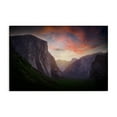 thumbnail image 1 of Stupell Industries Sunset Through Mountain Cliffs Landscape & Nature Photography Wrapped Canvas Art Print Wall Art, 36 x 24, 1 of 8