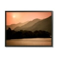 thumbnail image 1 of Stupell Industries Sunset over Mountain Peaks Nature Photography Black Framed Art Print Wall Art, 20 x 16, 1 of 8