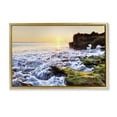 thumbnail image 1 of Stupell Industries Sunset over Rocky Coast Gold Framed Floater Canvas Wall Art design by Celebrate Life Gallery, 17 x 25, 1 of 9