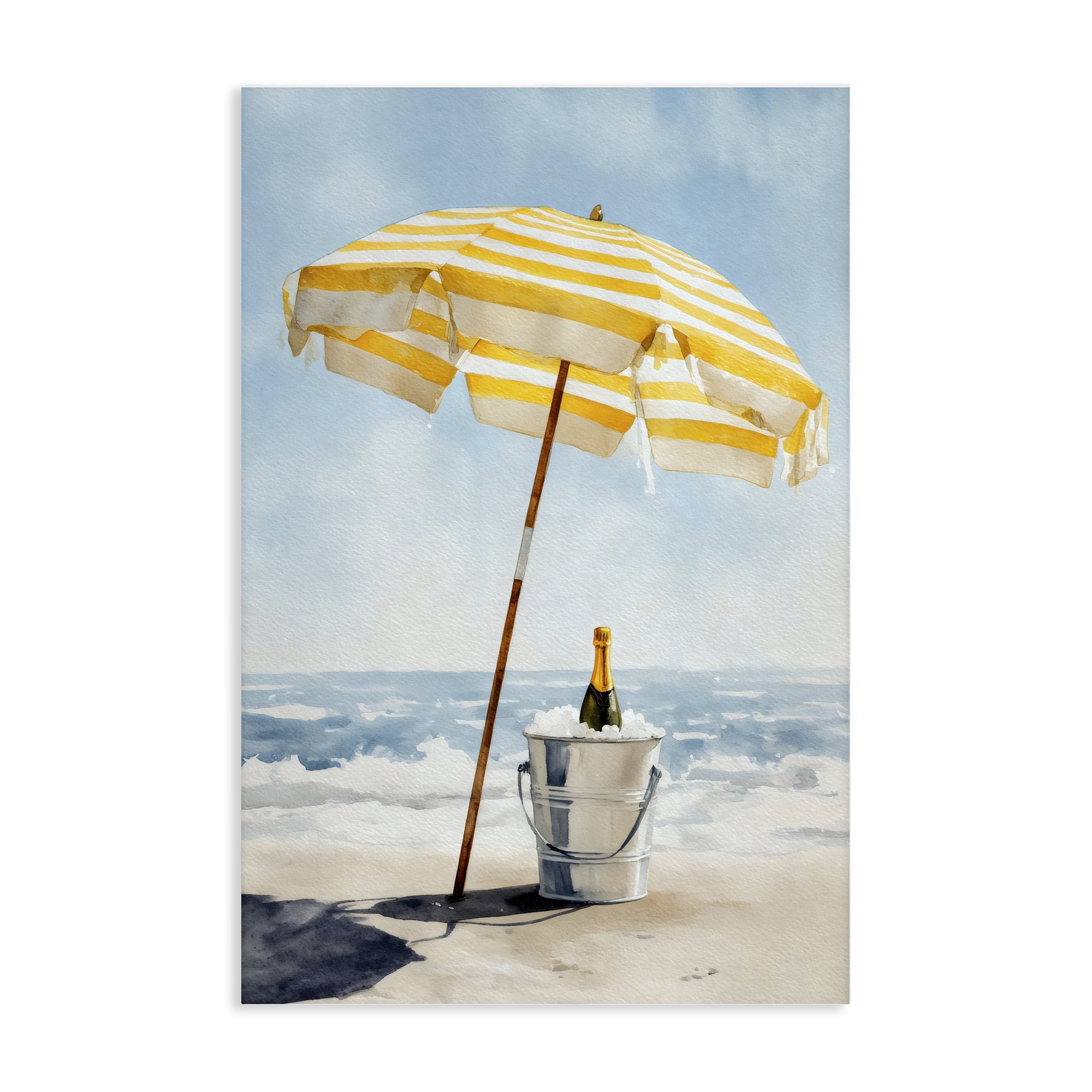 Stupell Industries Sunshine Celebration at Seaside Canvas Wall Art, design by Petal Prints Design