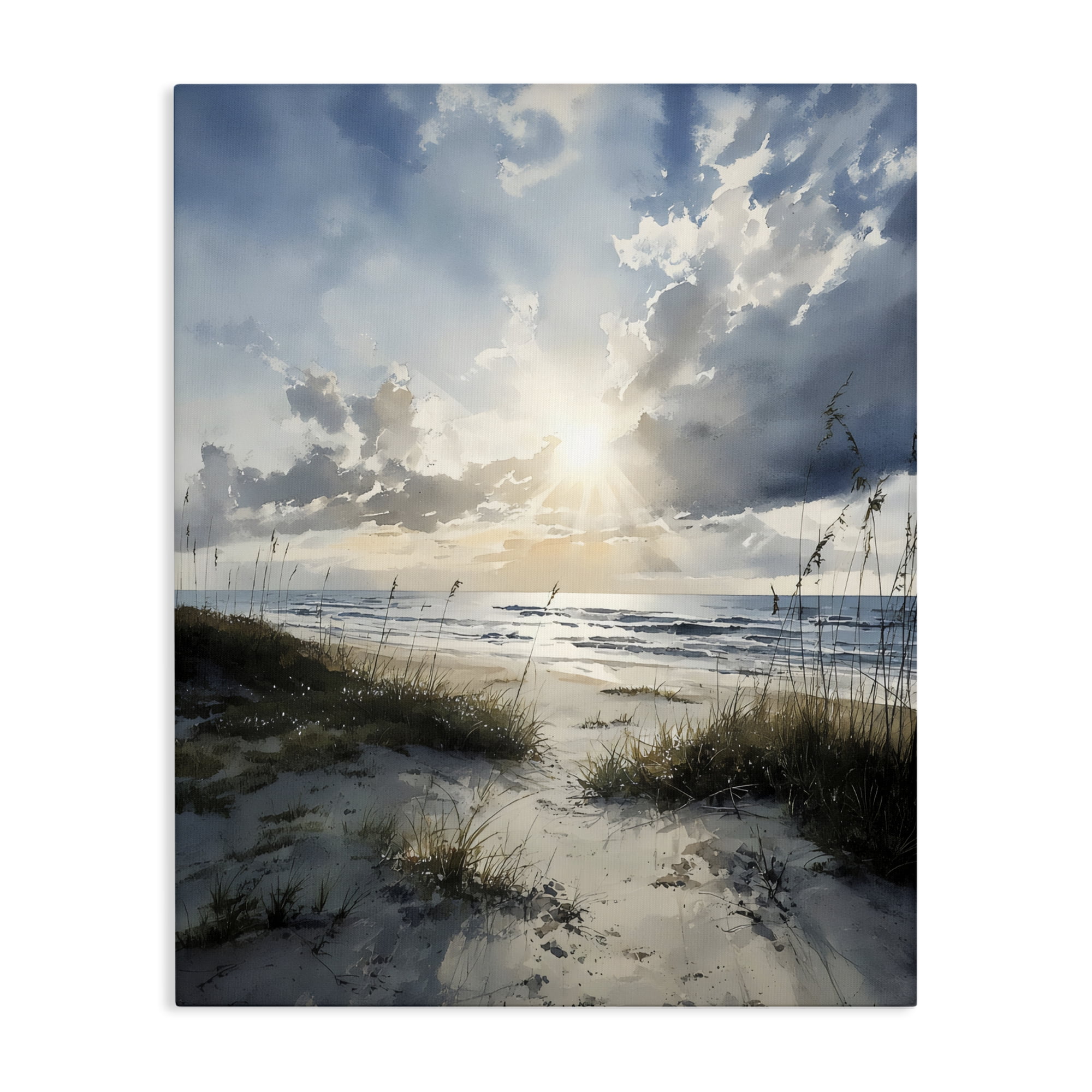 Stupell Industries Sunshine On The Beach Canvas Wall Art, design by Franklyn Gregory