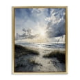 thumbnail image 1 of Stupell Industries Contemporary Sunshine On The Beach Gold Floating Frame Canvas Art, 25 x 31, by Franklyn Gregory, 1 of 8