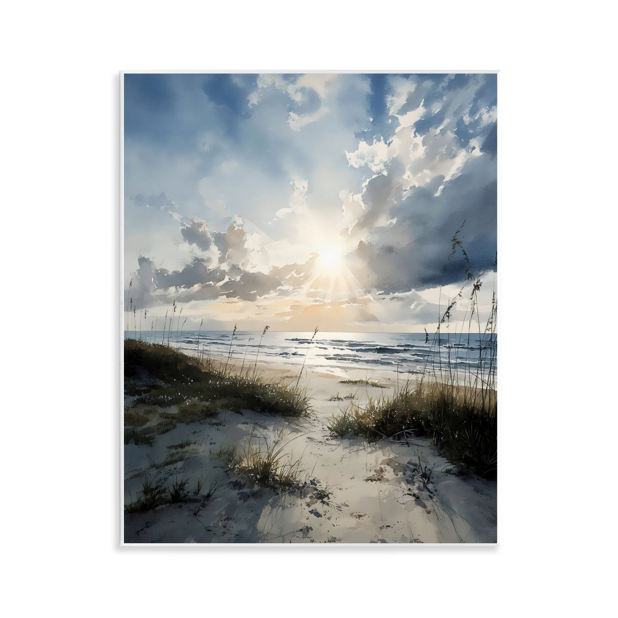 Stupell Industries Sunshine On The Beach Wall Plaque Art, design by Franklyn Gregory