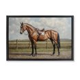 thumbnail image 1 of Stupell Industries Transitional Sunshine Pony on Farm Path Black Floating Frame Canvas Art, 31 x 21, by Petals Prints Design, 1 of 8