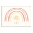 thumbnail image 1 of Stupell Industries Sunshine Rainbow with Love Text Red Yellow Wall Plaque by Daphne Polselli, 1 of 5