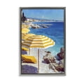 thumbnail image 1 of Stupell Industries Coastal Sunshine on the Shore Gray Floating Frame Canvas Art, 21 x 31, by Petals Prints Design, 1 of 8