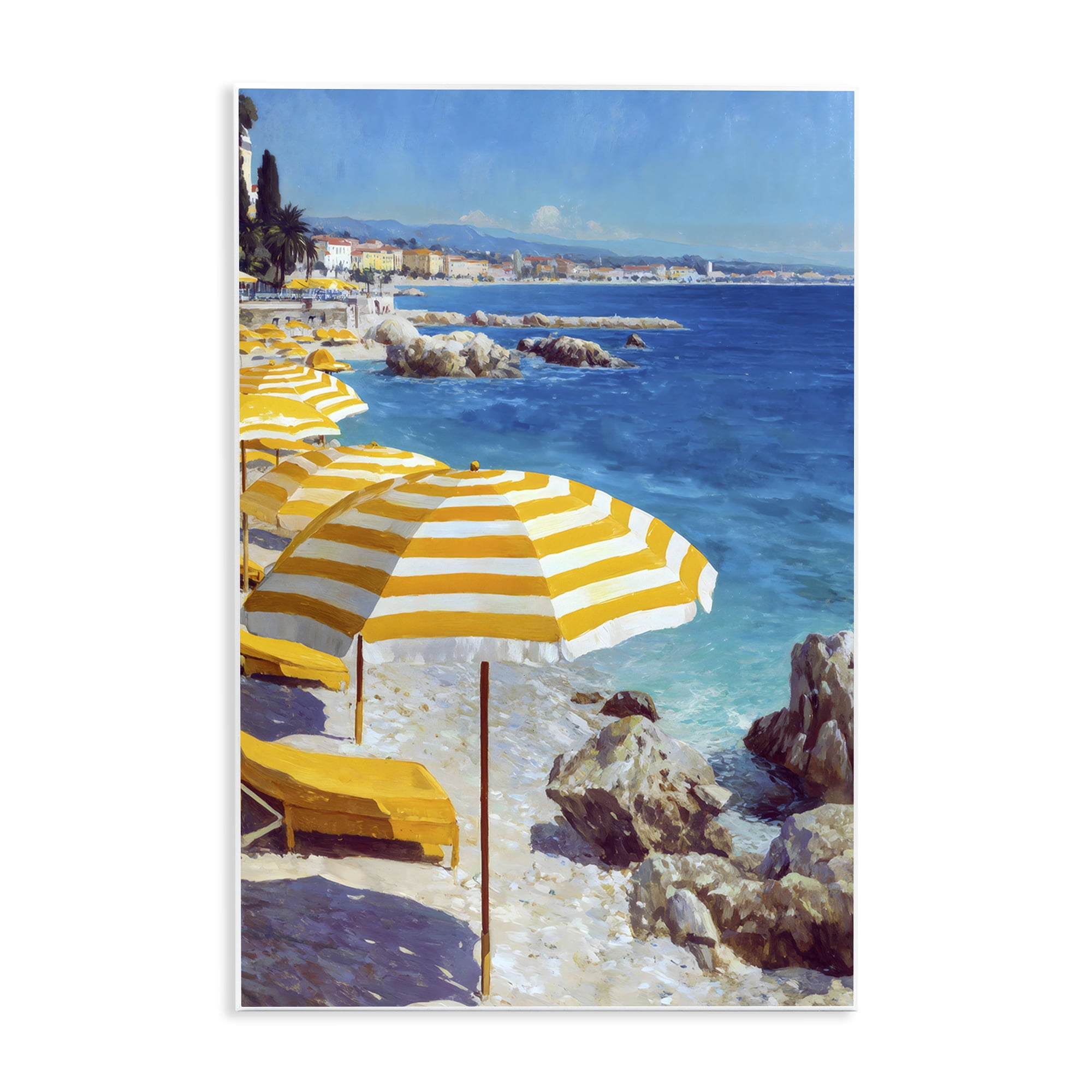Stupell Industries Sunshine on the Shore Wall Plaque Art, design by Petal Prints Design