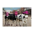 thumbnail image 1 of Stupell Industries Superhero Cows in Town Scenery Painting Gallery Wrapped Canvas Art Print Wall Art, 30 x 20, 1 of 2