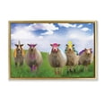 thumbnail image 1 of Stupell Industries Superhero Sheep in Field Animals & Insects Painting Gold Floater Framed Canvas Art Print Wall Art, 31 x 21, 1 of 10