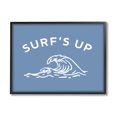 thumbnail image 1 of Stupell Industries Surf's Up on Blue Landscape Painting Black Framed Art Print Wall Art, 20 x 16, 1 of 9