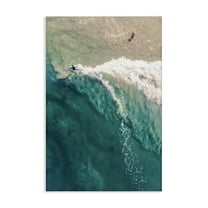 Stupell Industries Surfing Clear Waters Nautical & Beach Photography Wrapped Canvas Art Print Wall Art, 16 x 24