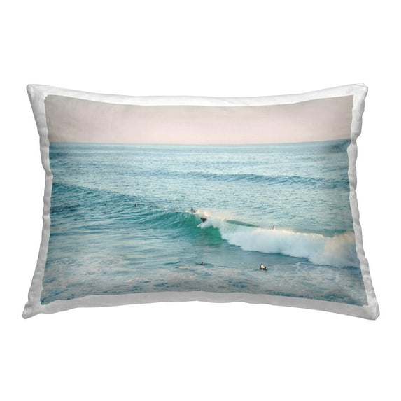 Stupell Industries Surfing Wave Crest Decorative Printed Throw Pillow Design by Sisi and Seb