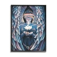 thumbnail image 1 of Stupell Industries Surreal Angel Holding Cloud Fairy Tales & Fantasy Painting Black Framed Art Print Wall Art, 1 of 5